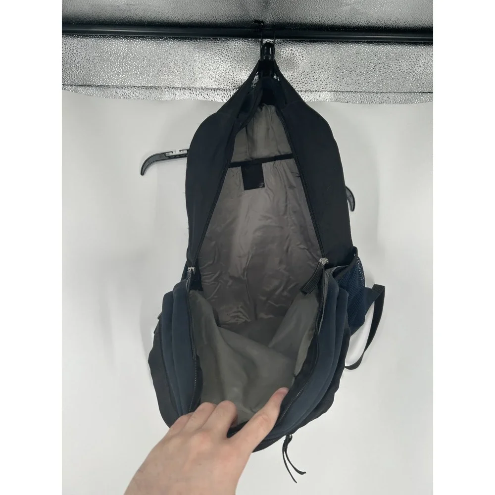 JanSport Cool Student Backpack Black Logo‎ Airlift Adjustable Shoulder Straps